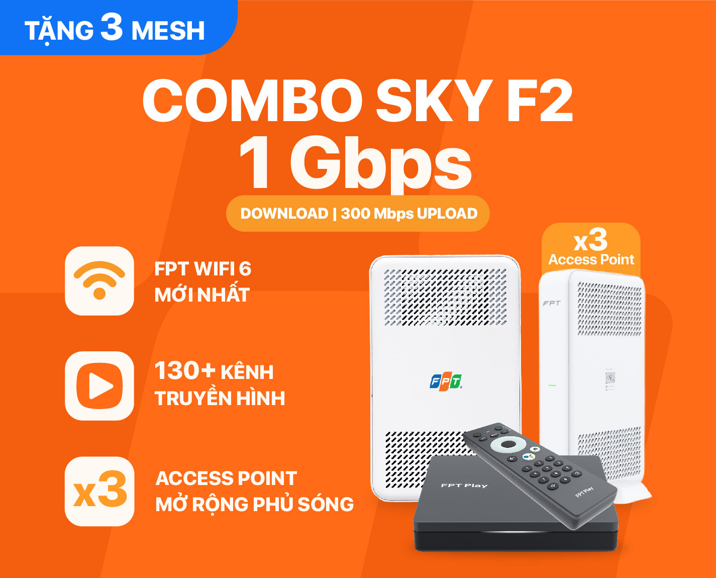 Combo Sky F2 FPT